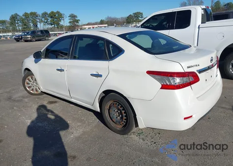 2013 Nissan Sentra S из США, поврежденный, VIN 3N1AB7AP0DL704441